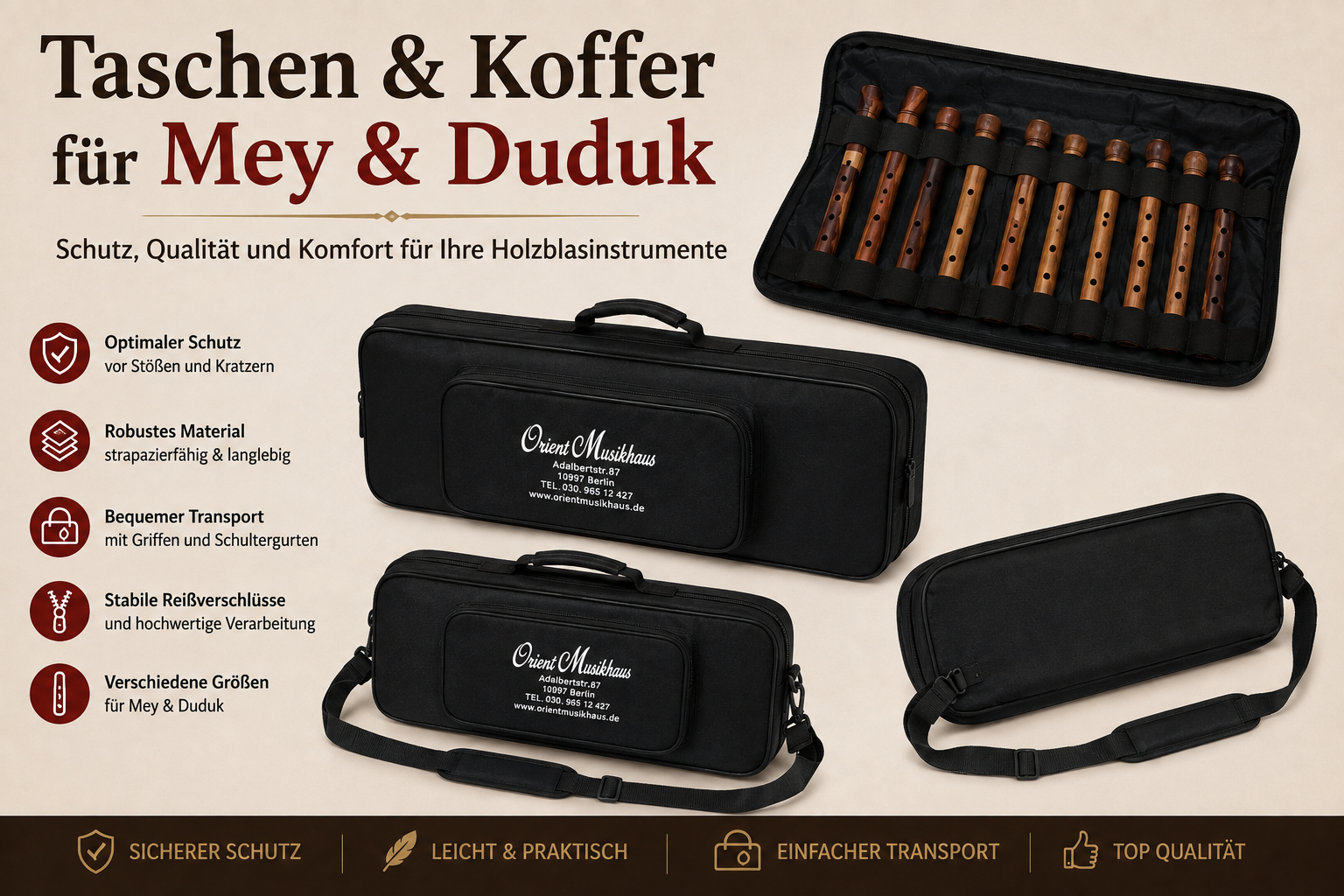 Taschen Koffer Für Mey Duduk category icon/image